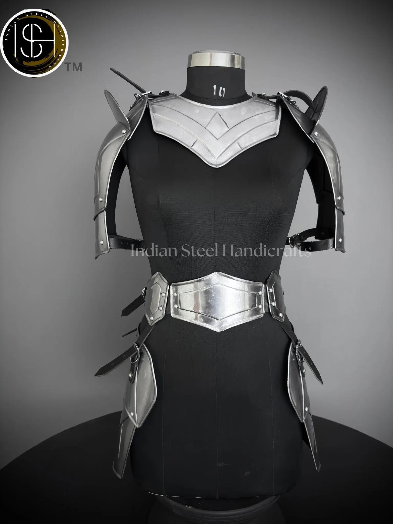 Brave Lady Medieval Armor Set: 20 Gauge Steel, Cosplay LARP Costume