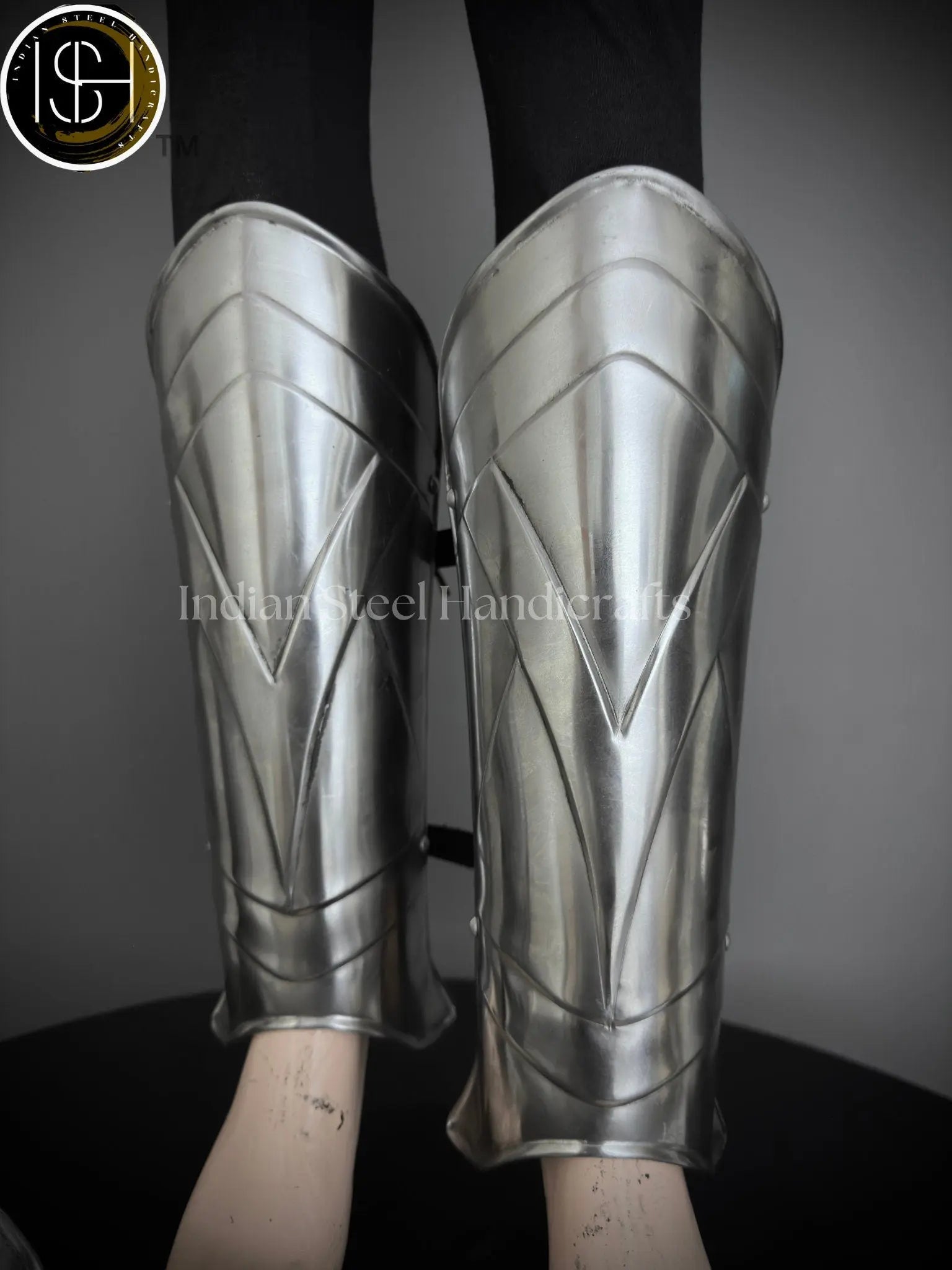 Medieval Knight leg Armor, Bracers Armor, Larp Armor, fantasy Armor Cosplay Armor, Sca Armor, Gift for Men/Women ISH Collection