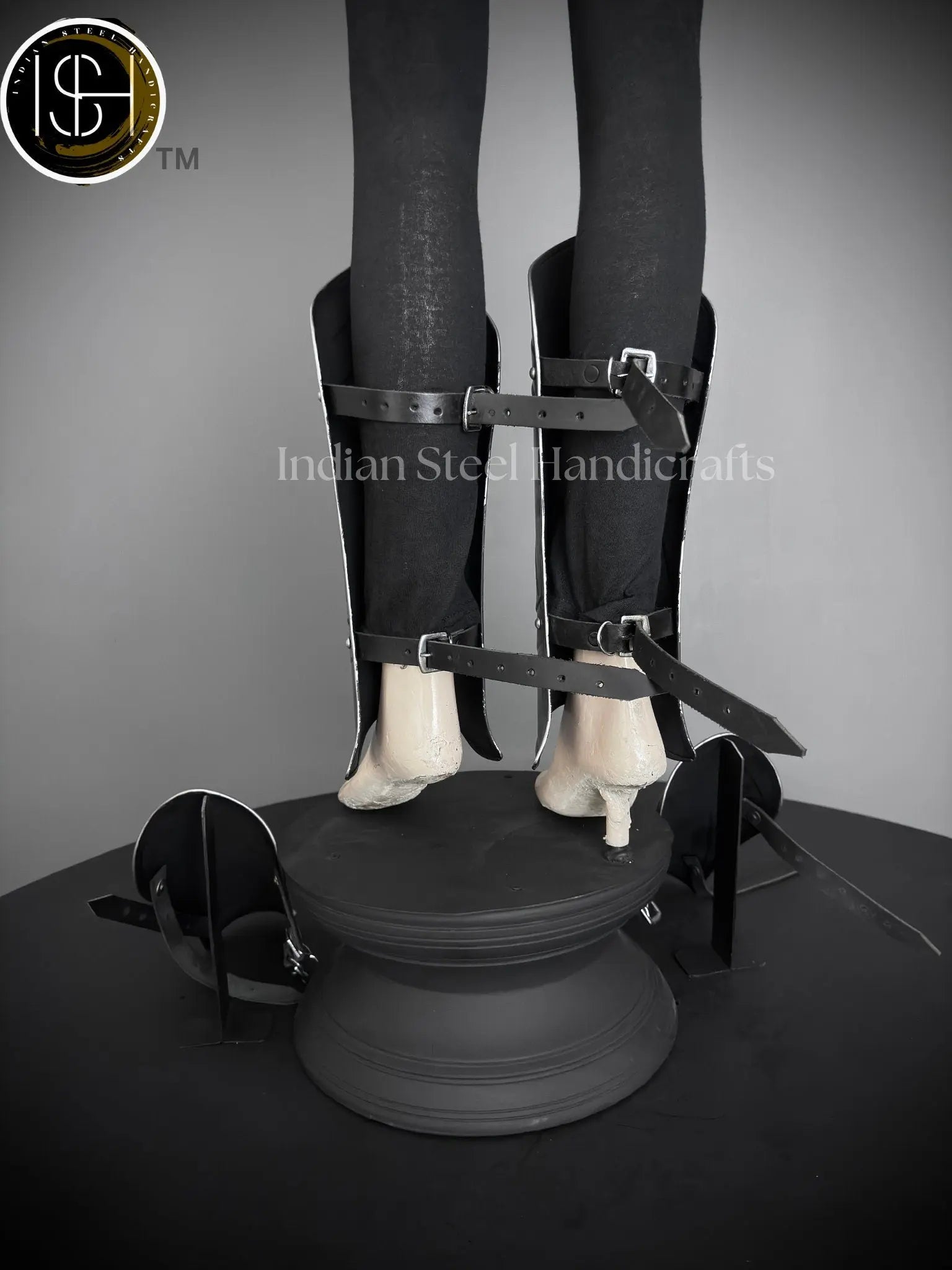 Medieval Knight leg Armor, Bracers Armor, Larp Armor, fantasy Armor Cosplay Armor, Sca Armor, Gift for Men/Women ISH Collection