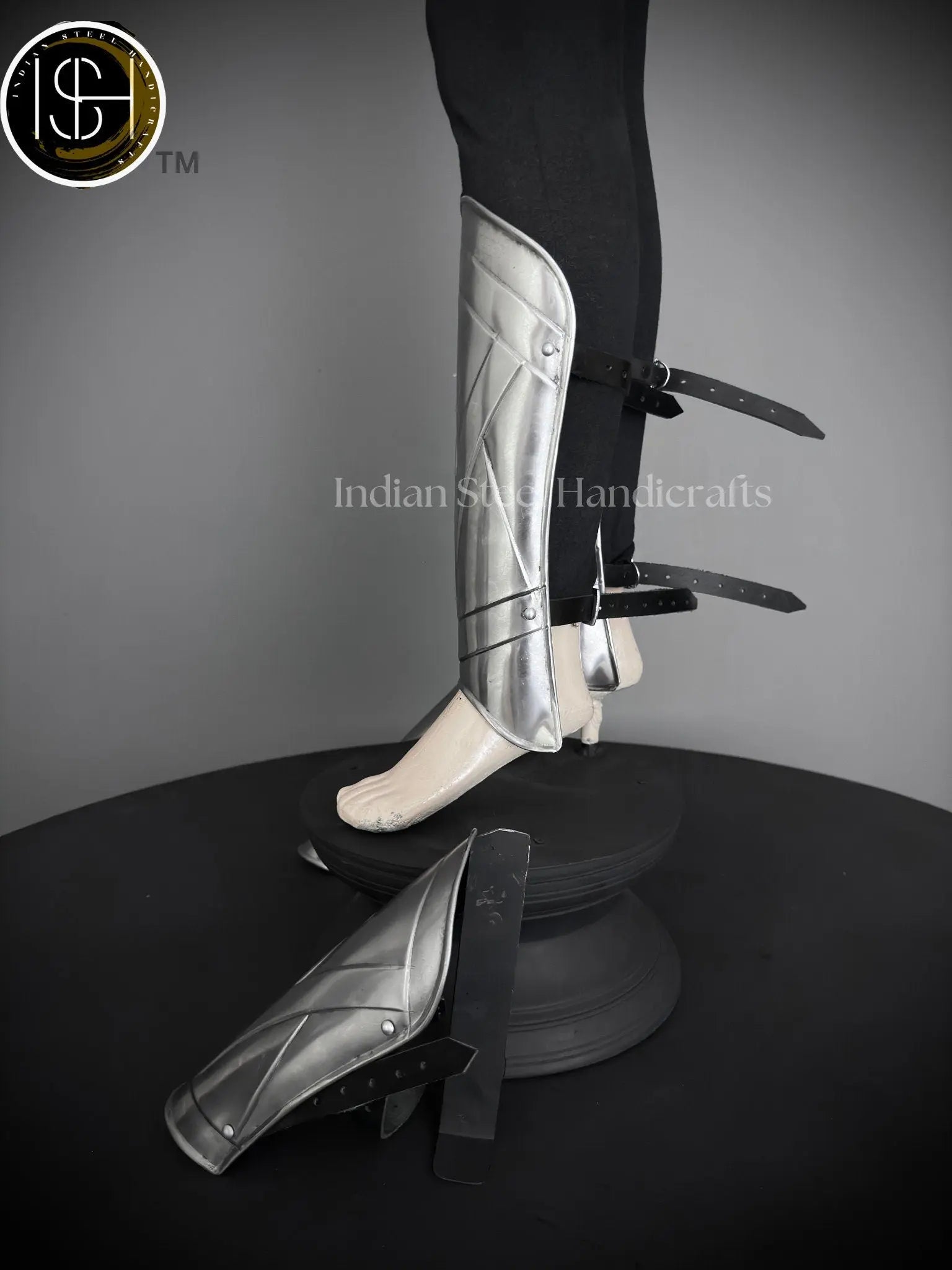 Medieval Knight leg Armor, Bracers Armor, Larp Armor, fantasy Armor Cosplay Armor, Sca Armor, Gift for Men/Women ISH Collection