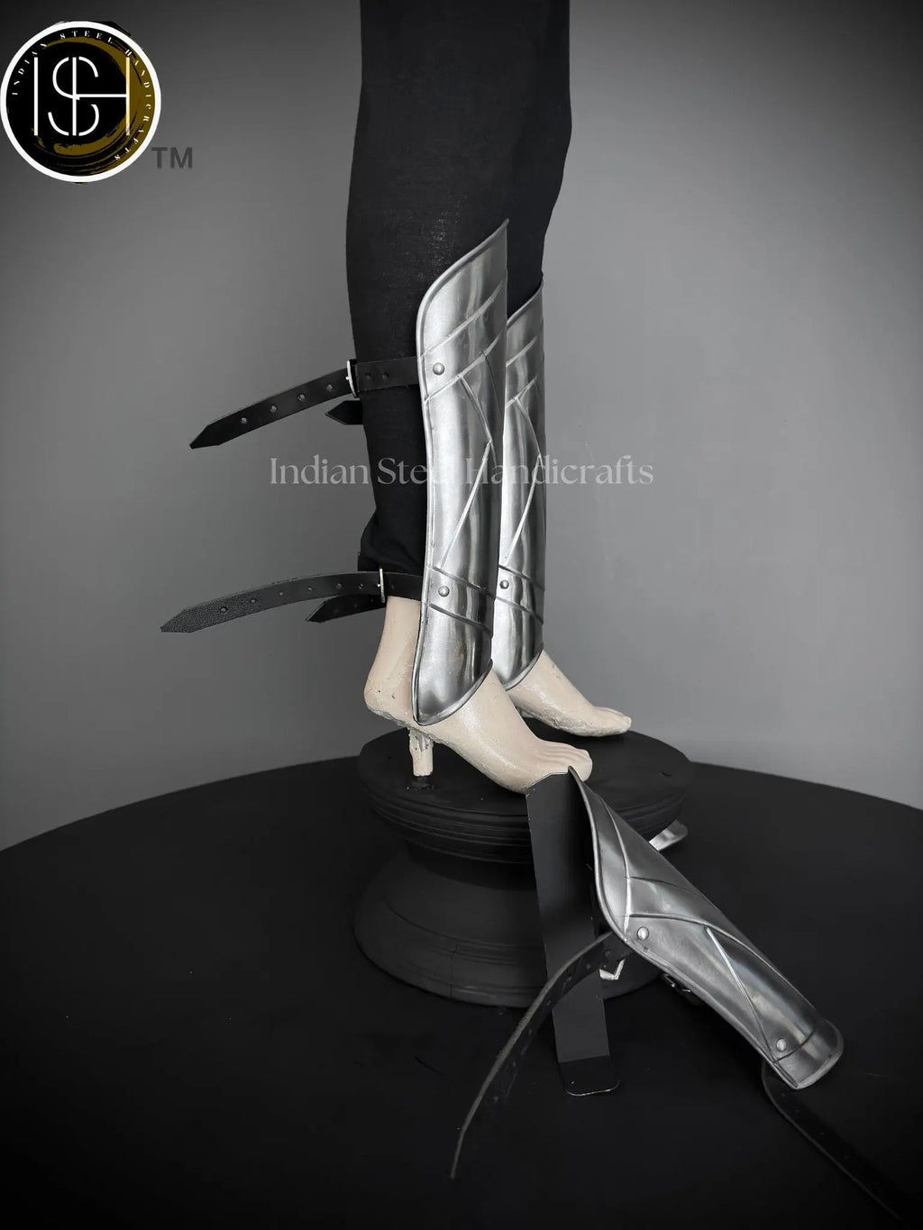 Medieval Knight leg Armor, Bracers Armor, Larp Armor, fantasy Armor Cosplay Armor, Sca Armor, Gift for Men/Women ISH Collection