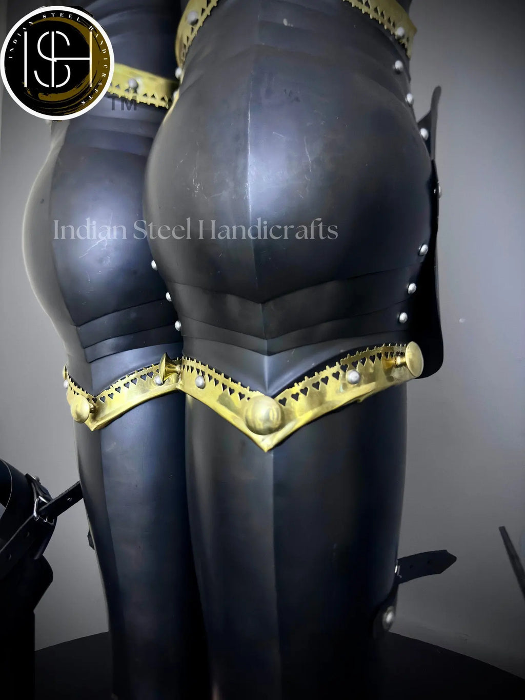 Medieval Knight leg Guard Armor, Sabatone Armor, Larp Armor, Cosplay Armor, Sca Armor, Gift For Men/Women. ISH Collection