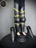 Medieval Knight leg Guard Armor, Sabatone Armor, Larp Armor, Cosplay Armor, Sca Armor, Gift For Men/Women. ISH Collection