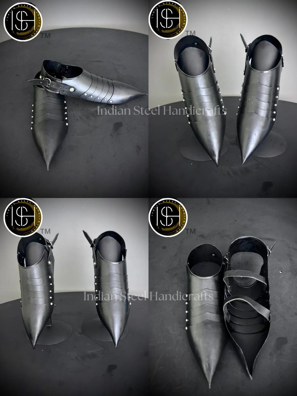 Medieval Knight leg Guard Armor, Sabatone Armor, Larp Armor, Cosplay Armor, Sca Armor, Gift For Men/Women. ISH Collection