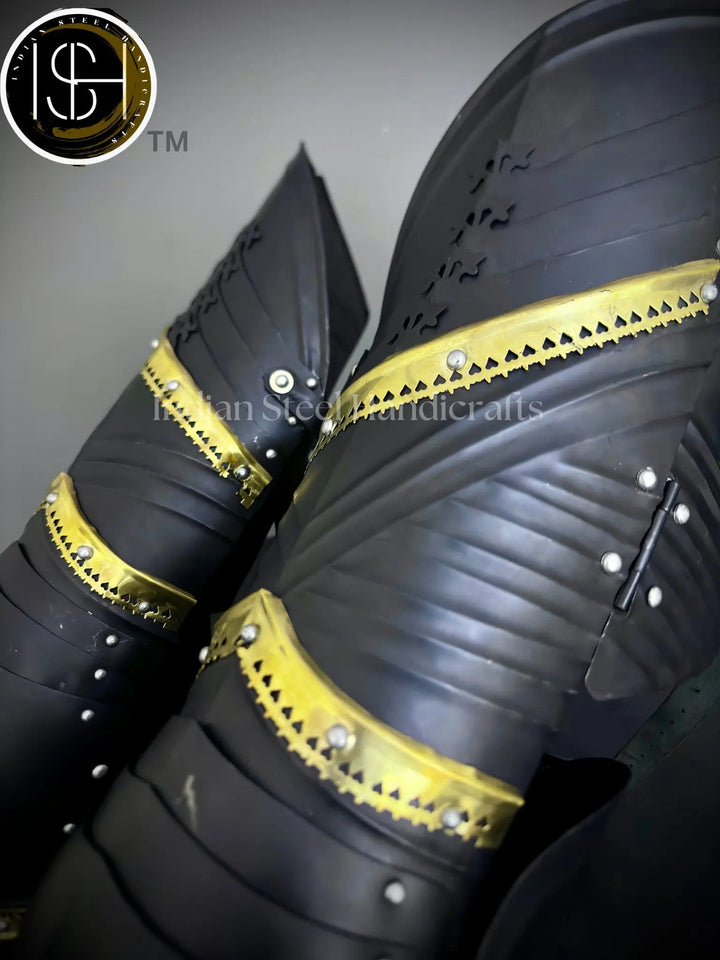 Medieval Knight Thigh Armor, Larp Armor, functional Armor, Leg Armor Sca Armor, Cosplay Armor, Gift item ISH Collection