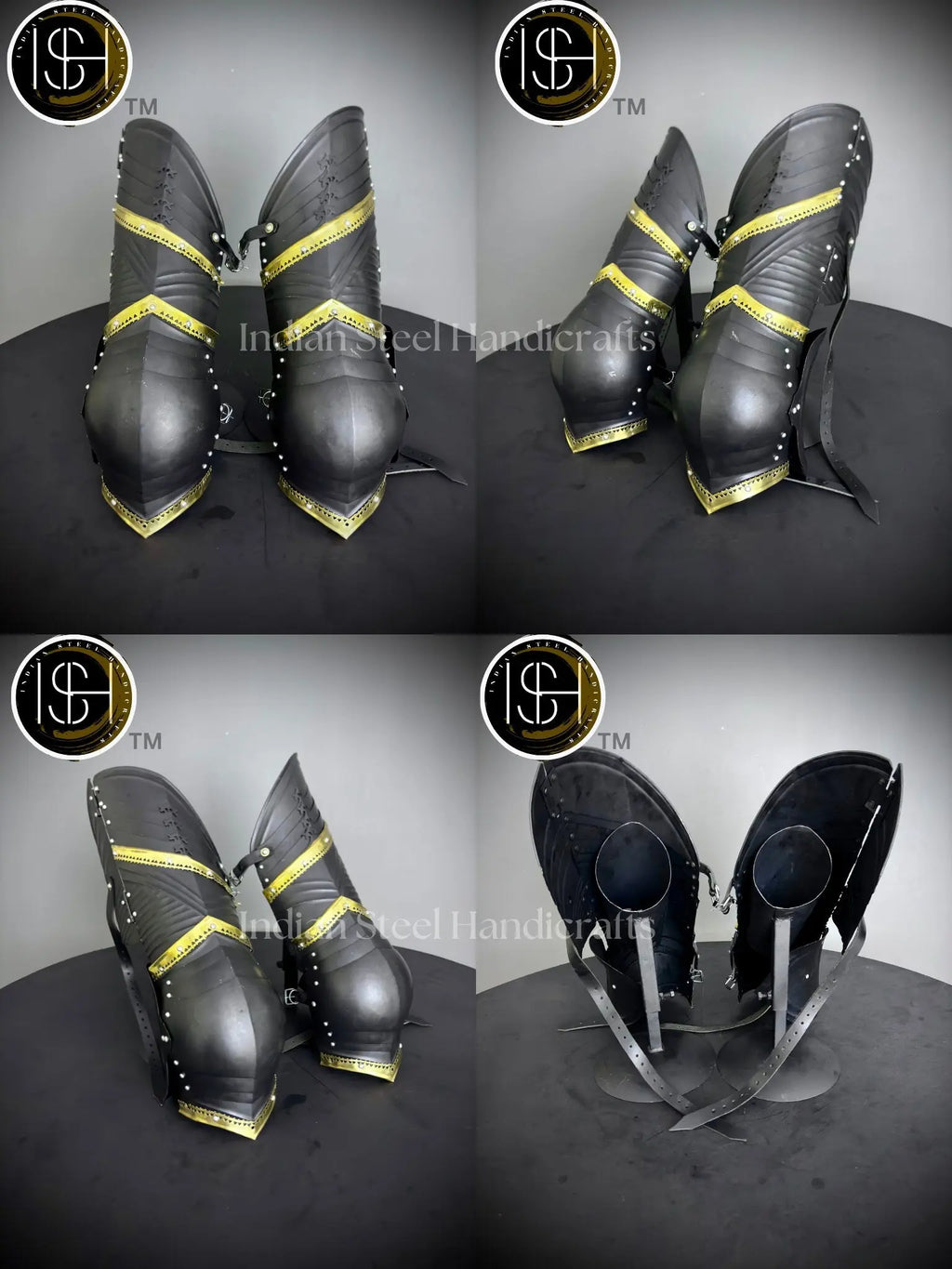 Medieval Knight Thigh Armor, Larp Armor, functional Armor, Leg Armor Sca Armor, Cosplay Armor, Gift item ISH Collection