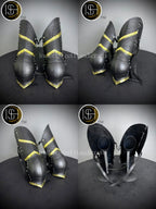 Medieval Knight Thigh Armor, Larp Armor, functional Armor, Leg Armor Sca Armor, Cosplay Armor, Gift item ISH Collection