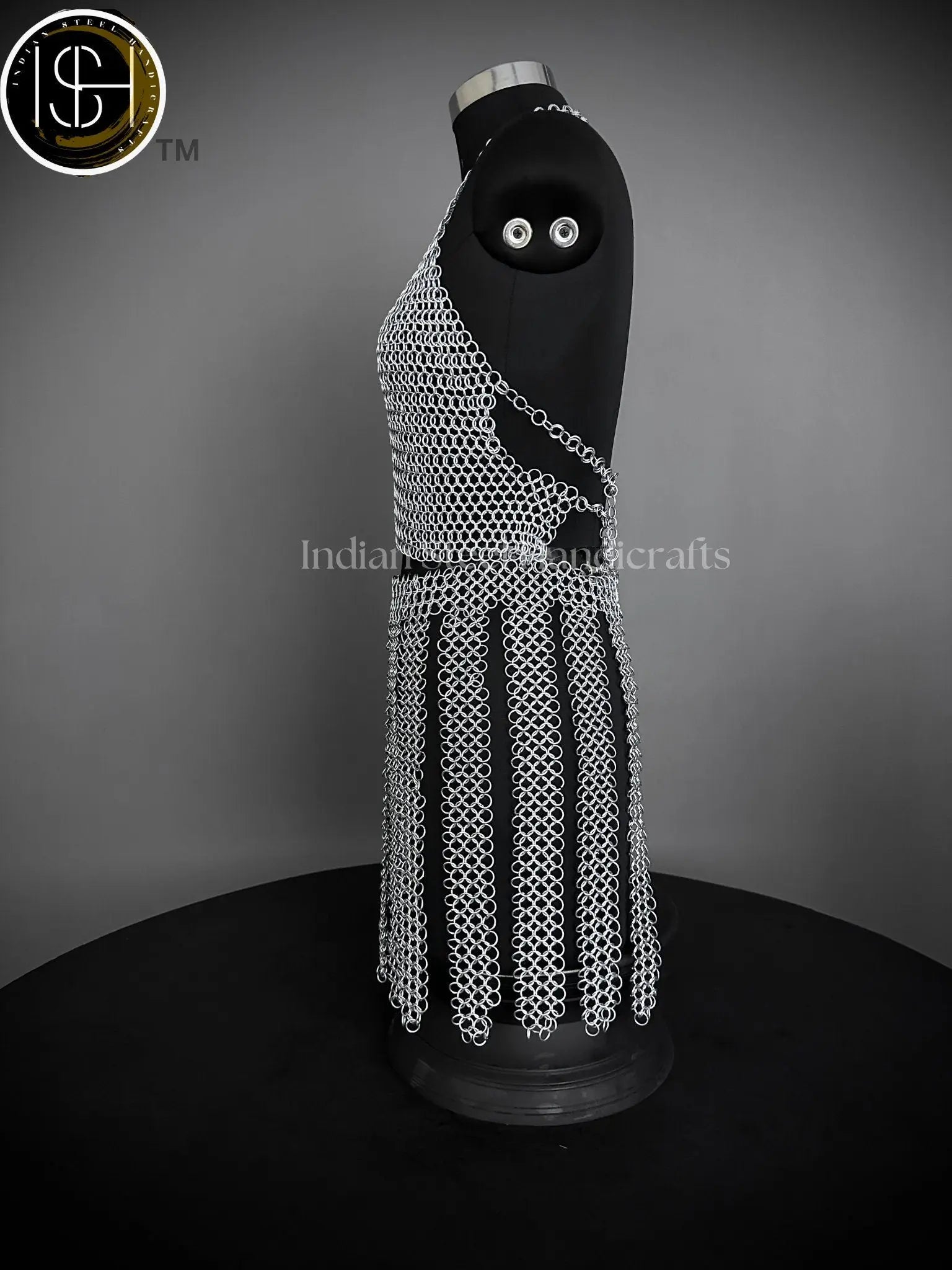 Viking Skirt Top, Ren faire Chainmail Handmade Armor, Cosplay Armor, SCA Armor, Larp Costume, Christmas Gift, Gift for Her ISH Collection