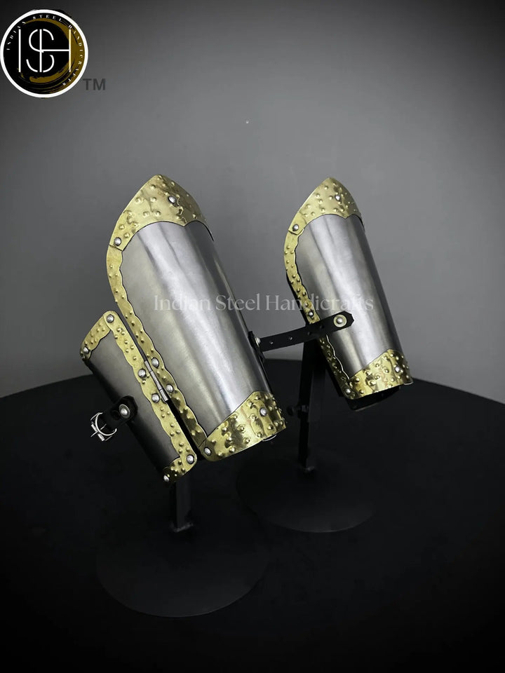 Medieval Knight Arm Bracer Armor, Larp Armor, Fantasy Armor, Cosplay Armor, Sca Armor, Costume Armor, Gift for Men, Women. ISH Collection