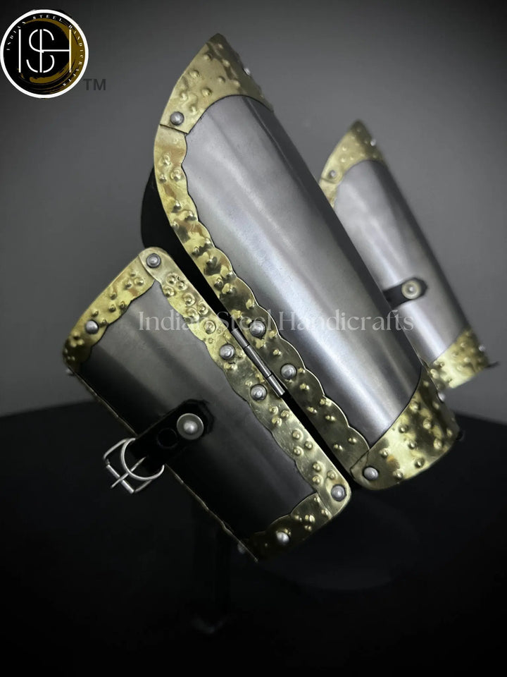 Medieval Knight Arm Bracer Armor, Larp Armor, Fantasy Armor, Cosplay Armor, Sca Armor, Costume Armor, Gift for Men, Women. ISH Collection
