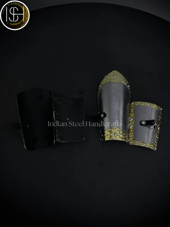 Medieval Knight Arm Bracer Armor, Larp Armor, Fantasy Armor, Cosplay Armor, Sca Armor, Costume Armor, Gift for Men, Women. ISH Collection