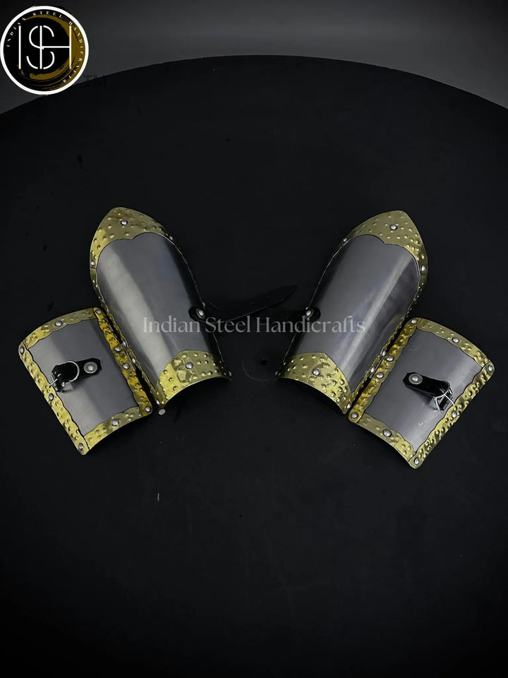 Medieval Knight Arm Bracer Armor, Larp Armor, Fantasy Armor, Cosplay Armor, Sca Armor, Costume Armor, Gift for Men, Women. ISH Collection