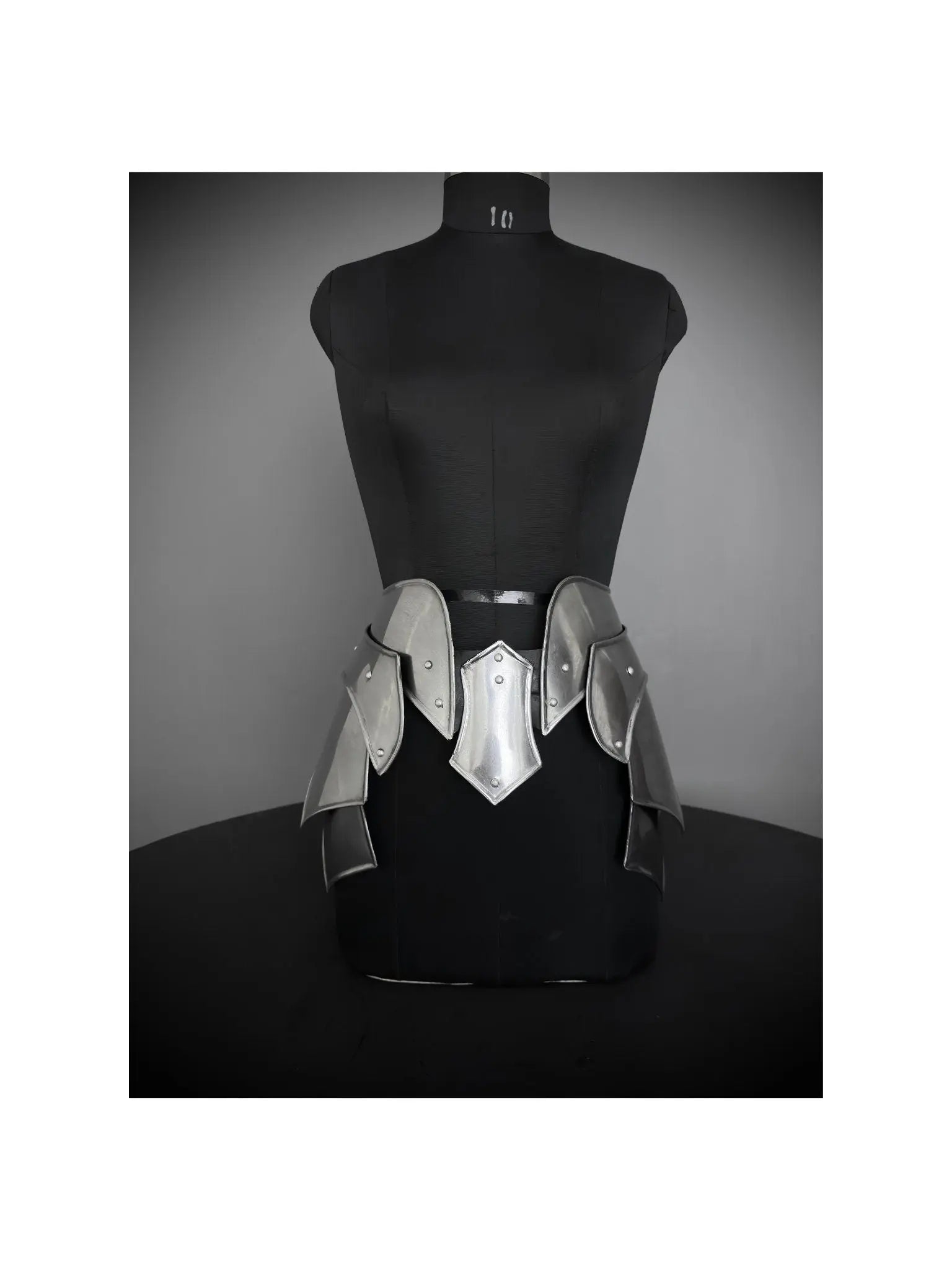 Steel Lady Armor: Medieval Knight Belt Costume - SCA LARP Cosplay