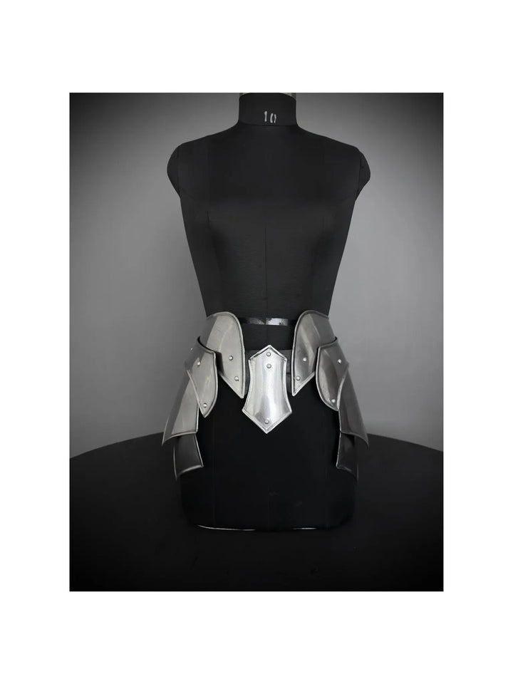 Steel Lady Armor: Medieval Knight Belt Costume - SCA LARP Cosplay