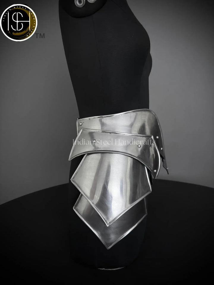 Steel Lady Armor: Medieval Knight Belt Costume - SCA LARP Cosplay