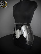 Steel Lady Armor: Medieval Knight Belt Costume - SCA LARP Cosplay