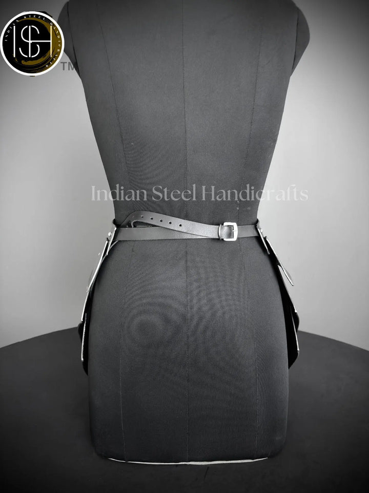 Steel Lady Armor: Medieval Knight Belt Costume - SCA LARP Cosplay