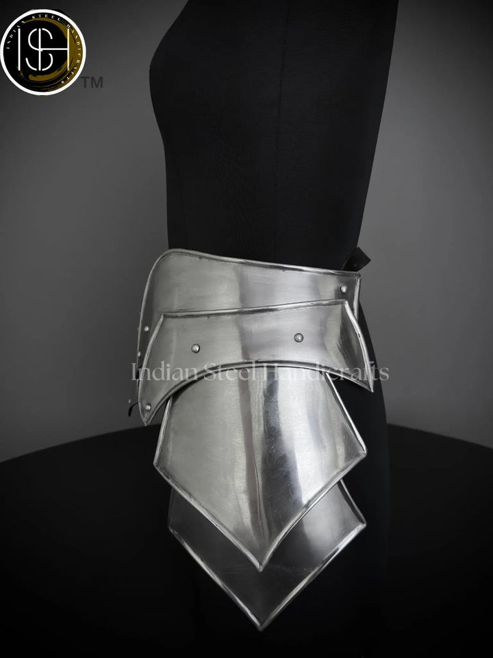Steel Lady Armor: Medieval Knight Belt Costume - SCA LARP Cosplay