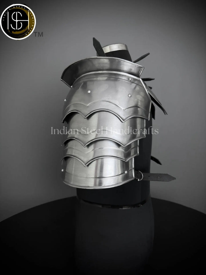 Medieval Knight Gorget&Pouldron Armor, Larp Armor Costume, Cosplay Armor, Sca Armor, Fantasy Armor, Gift for Men/women ISH Collection