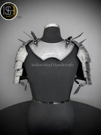Medieval Knight Gorget&Pouldron Armor, Larp Armor Costume, Cosplay Armor, Sca Armor, Fantasy Armor, Gift for Men/women ISH Collection