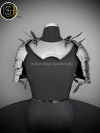 Medieval Knight Gorget&Pouldron Armor, fantasy Costume, Cosplay Armor, Sca Armor, Larp Armor, Gifts for Men/Woemen ISH Collection