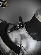 Medieval Knight Gorget&Pouldron Armor, fantasy Costume, Cosplay Armor, Sca Armor, Larp Armor, Gifts for Men/Woemen ISH Collection