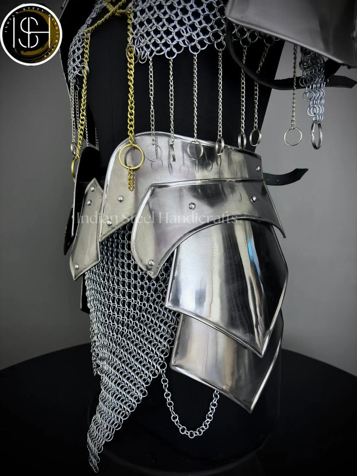 Medieval Knight Cuirass Armor: Steel SCA LARP Cosplay Costume