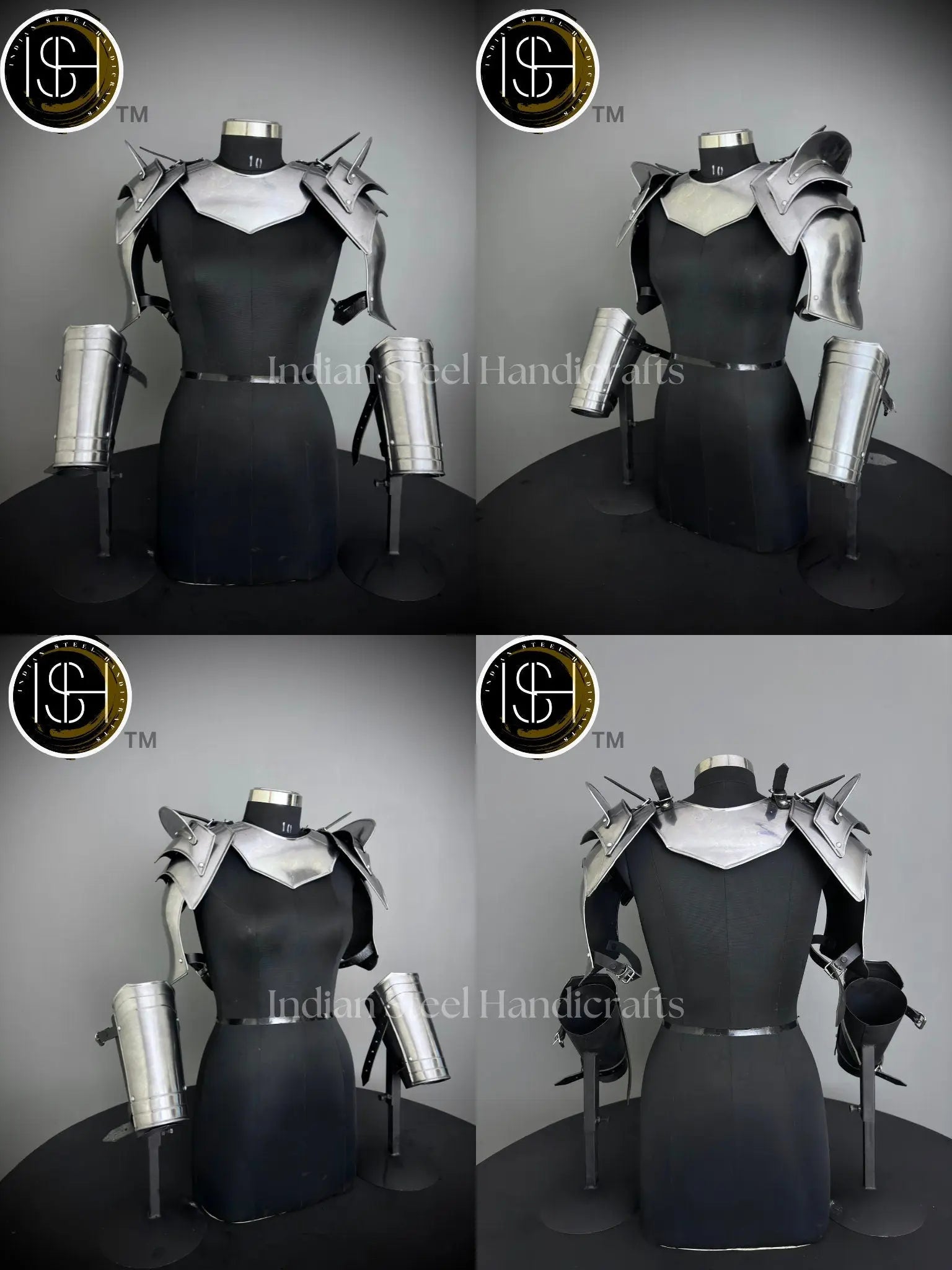 Medieval Knight Cuirass Armor: Steel SCA LARP Cosplay Costume