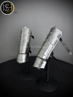 Medieval Knight Arm Bracers, Larp armor, fantasy costume, Cosplay Armor, Sca Armor, gift for men/women ISH Collection