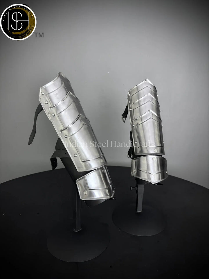 Medieval Knight Arm Bracers, Larp armor, fantasy costume, Cosplay Armor, Sca Armor, gift for men/women ISH Collection