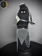 Steel Lady Cuirass Armor: Chainmail Skirt, LARP Cosplay Costume