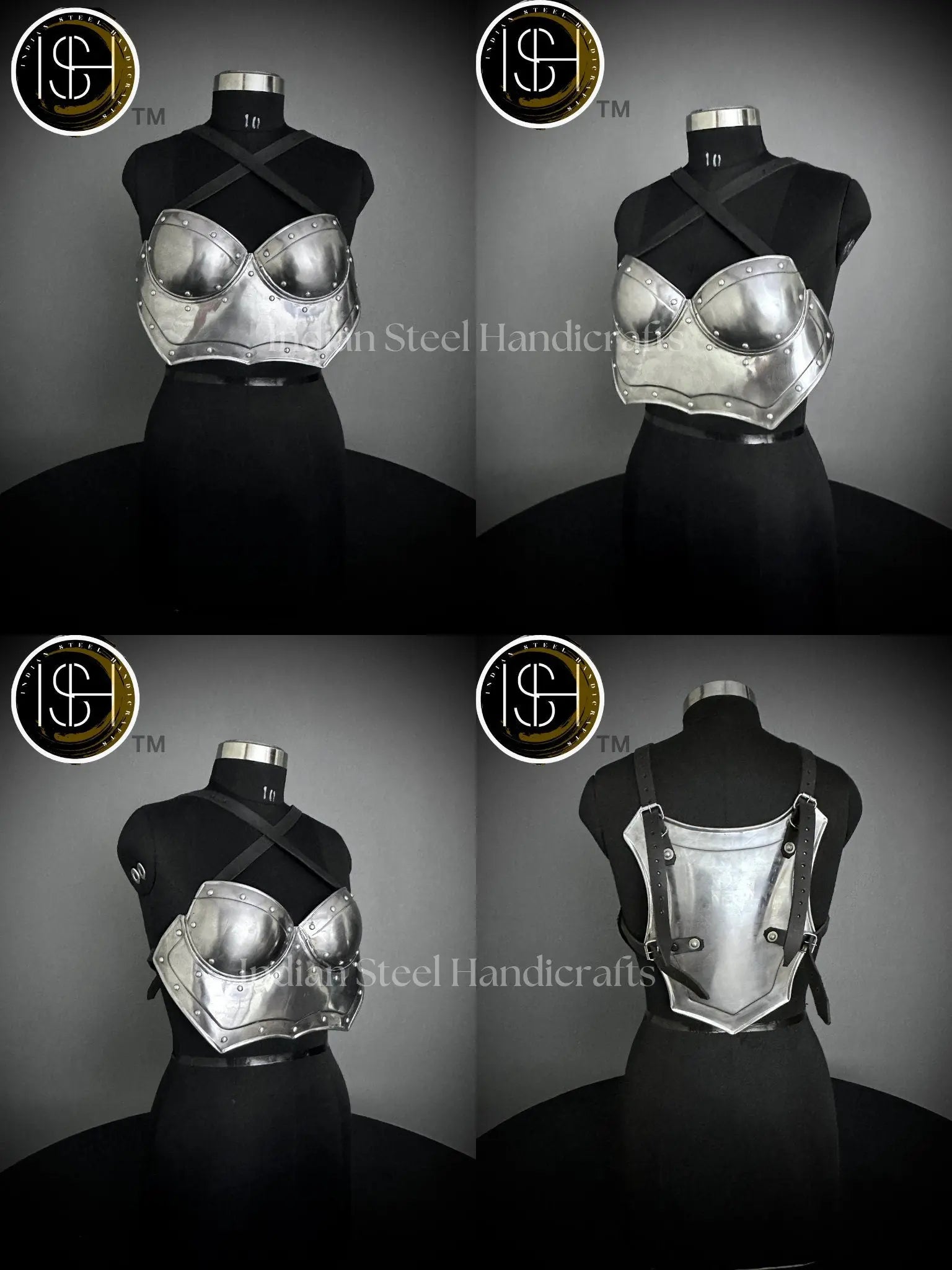 Ancient Knight Lady Armor,chest Armor, Chainmail Skirt Female  Armor Costume, Cosplay Armor, Larp Armor, Sca Armor, Gift for Men/Women. ISH Collection