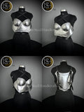 Steel Lady Cuirass Armor: Chainmail Skirt, LARP Cosplay Costume