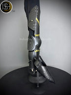 Medieval Knight leg Guard Armor, Sabatone Armor, Larp Armor, Cosplay Armor, Sca Armor, Gift For Men/Women. ISH Collection