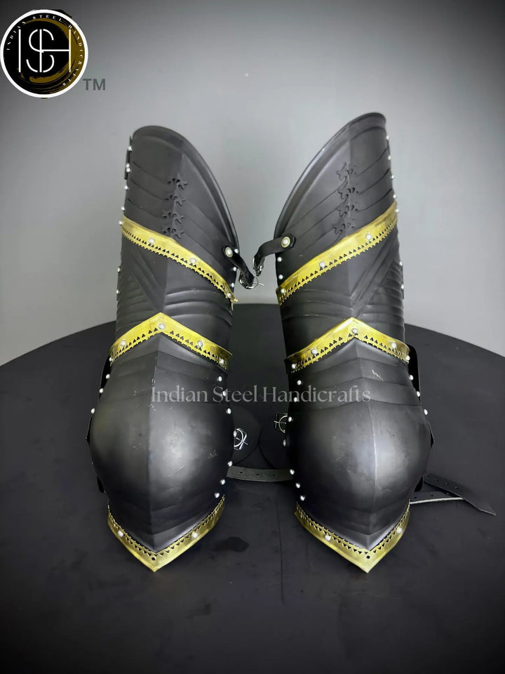 Medieval Knight Thigh Armor, Larp Armor, functional Armor, Leg Armor Sca Armor, Cosplay Armor, Gift item ISH Collection