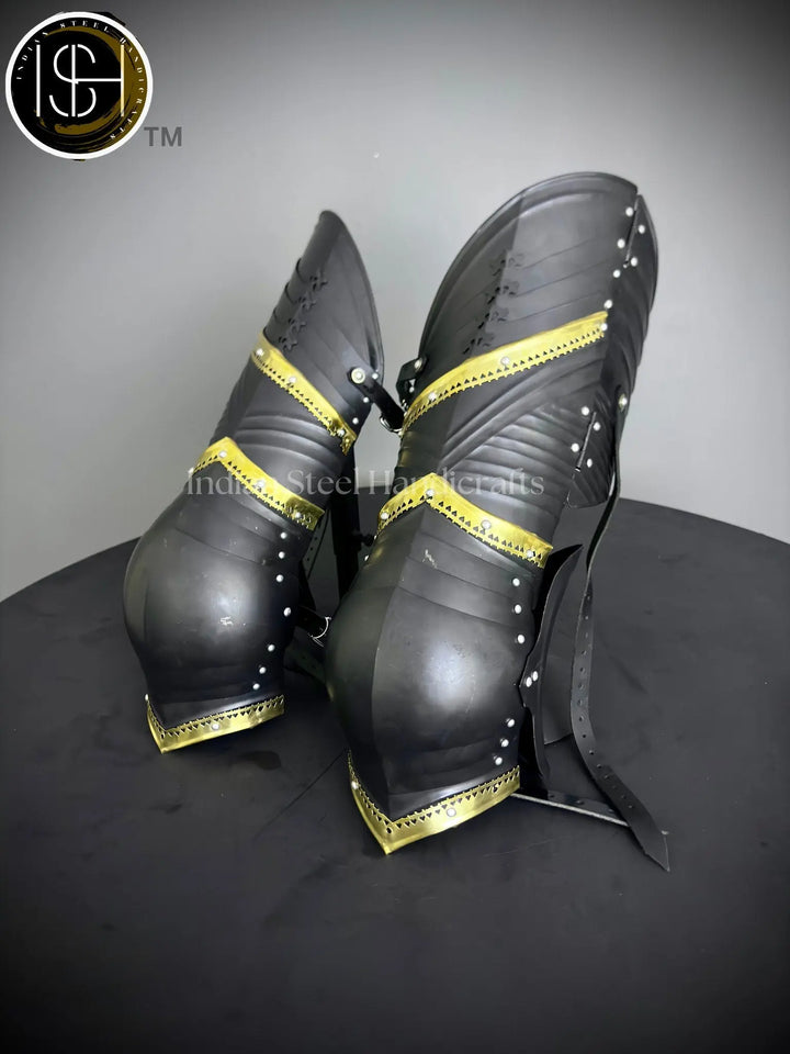 Medieval Knight Thigh Armor, Larp Armor, functional Armor, Leg Armor Sca Armor, Cosplay Armor, Gift item ISH Collection
