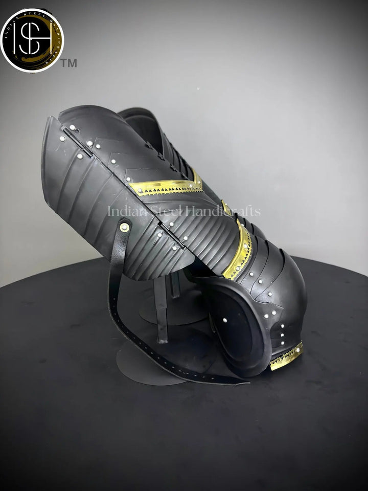 Medieval Knight Thigh Armor, Larp Armor, functional Armor, Leg Armor Sca Armor, Cosplay Armor, Gift item ISH Collection