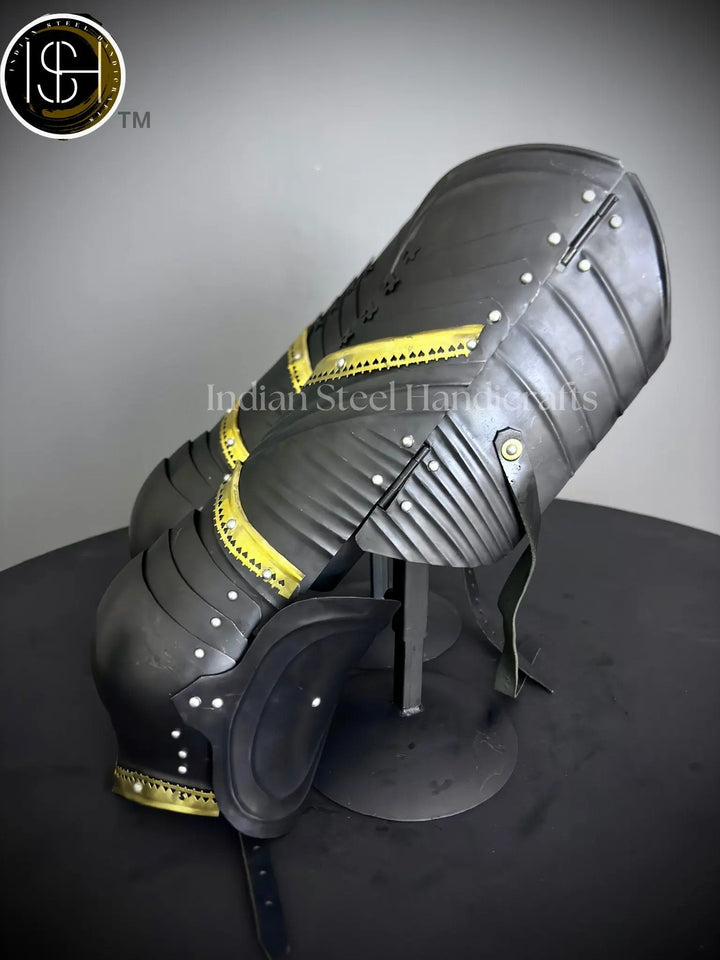 Medieval Knight Thigh Armor, Larp Armor, functional Armor, Leg Armor Sca Armor, Cosplay Armor, Gift item ISH Collection