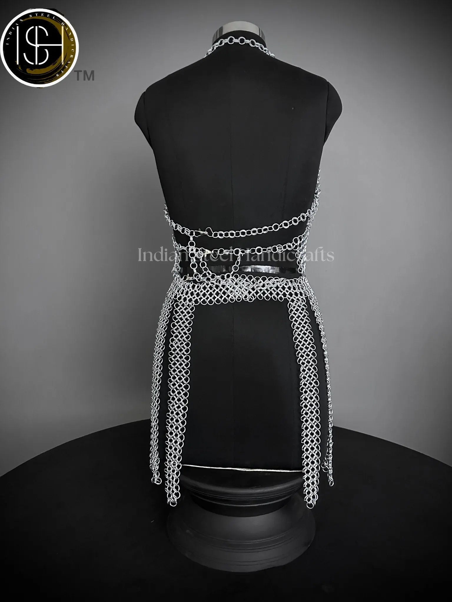 Viking Skirt Top, Ren faire Chainmail Handmade Armor, Cosplay Armor, SCA Armor, Larp Costume, Christmas Gift, Gift for Her ISH Collection