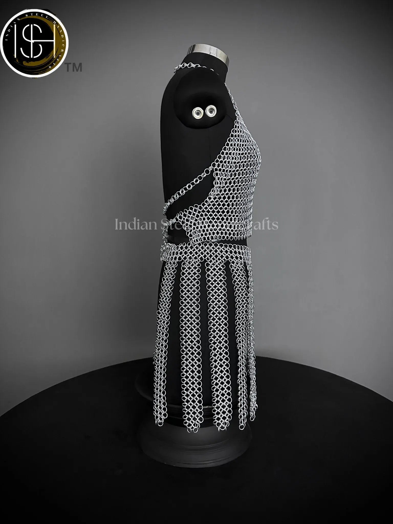 Viking Skirt Top, Ren faire Chainmail Handmade Armor, Cosplay Armor, SCA Armor, Larp Costume, Christmas Gift, Gift for Her ISH Collection