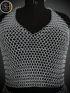 Viking Skirt Top, Ren faire Chainmail Handmade Armor, Cosplay Armor, SCA Armor, Larp Costume, Christmas Gift, Gift for Her ISH Collection