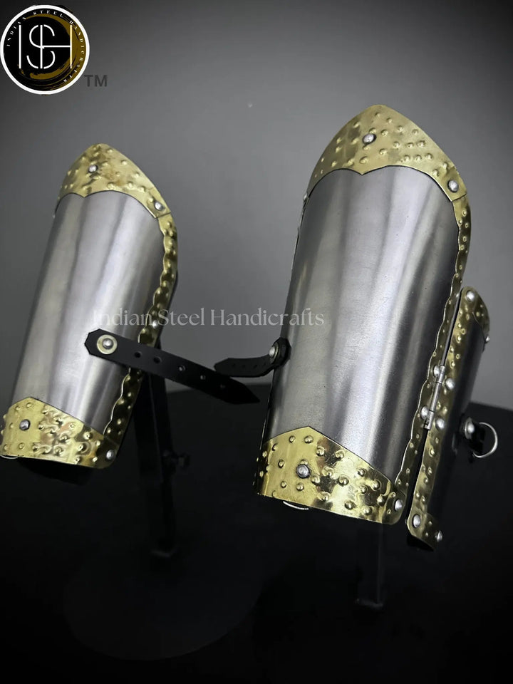 Medieval Knight Arm Bracer Armor, Larp Armor, Fantasy Armor, Cosplay Armor, Sca Armor, Costume Armor, Gift for Men, Women. ISH Collection
