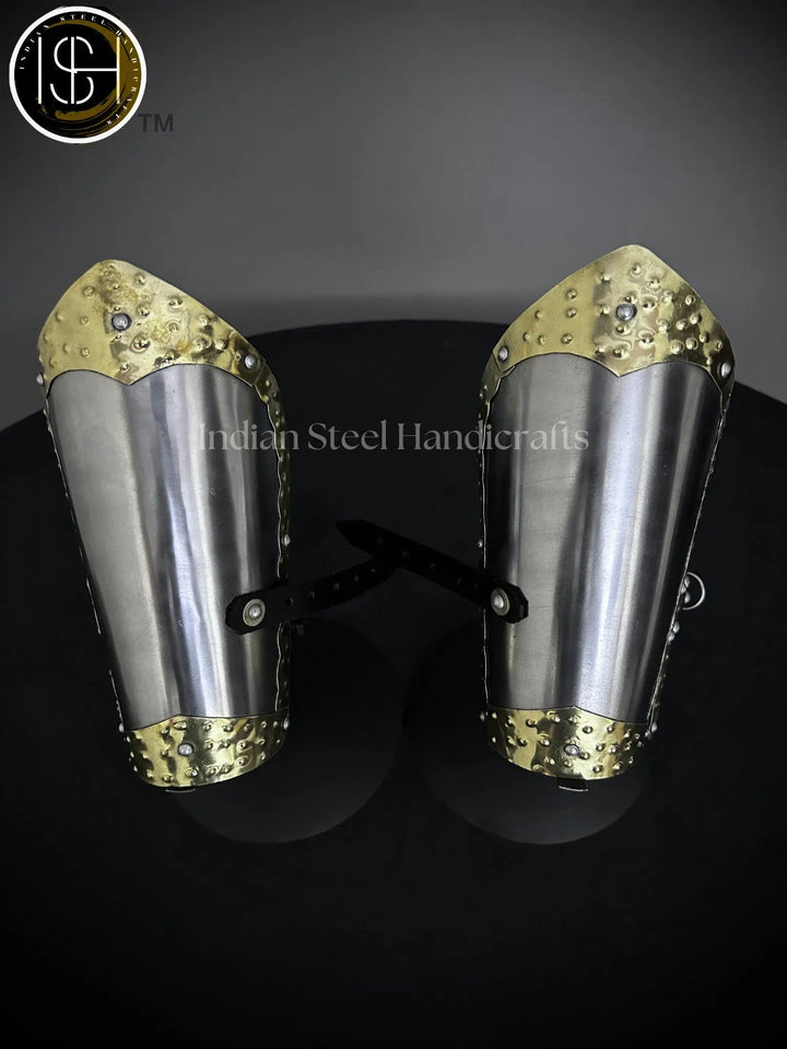 Medieval Knight Arm Bracer Armor, Larp Armor, Fantasy Armor, Cosplay Armor, Sca Armor, Costume Armor, Gift for Men, Women. ISH Collection