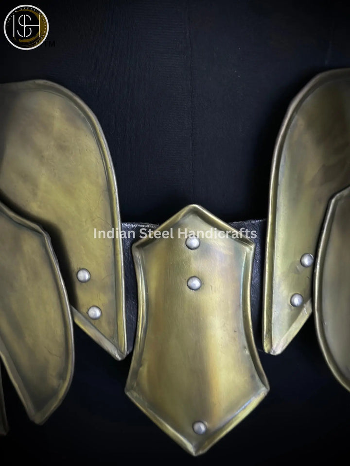 Steel Lady Armor Belt: Medieval Knight Costume, LARP Cosplay