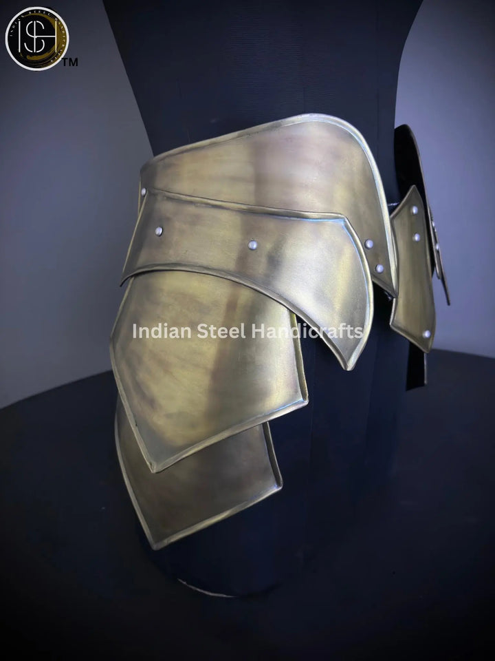Steel Lady Armor Belt: Medieval Knight Costume, LARP Cosplay
