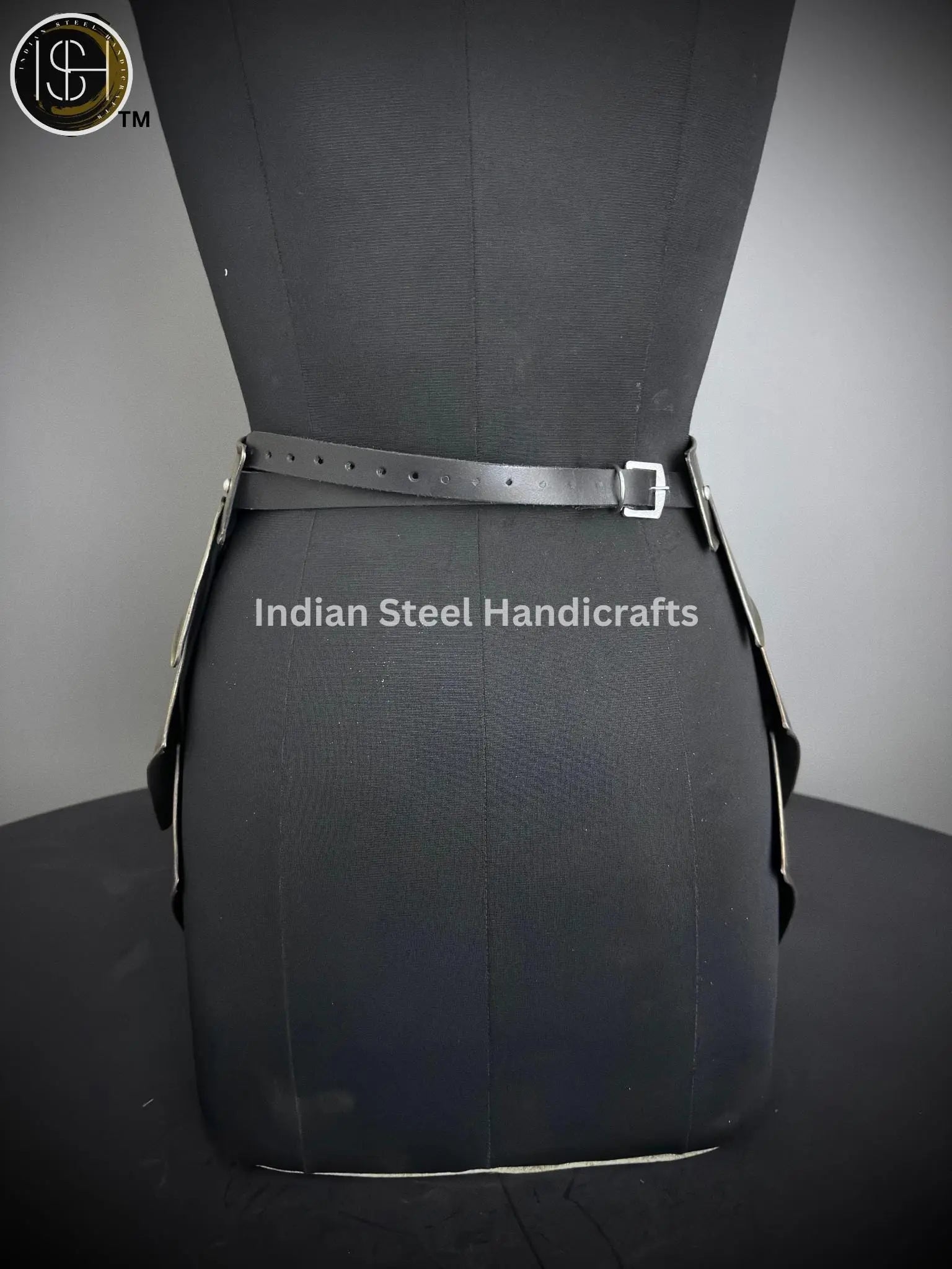 Steel Lady Armor Belt: Medieval Knight Costume, LARP Cosplay