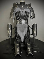 Medieval Cuirass Armor: Steel Chainmail, Lady Cosplay LARP Costume