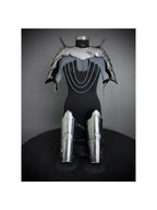 Medieval Ancient Gorget Pauldron & Leg Armor,Chainmail Top, Cosplay, Sca Armor, Larp Armor, Fantasy Armor, Gift for women. ISH Collection