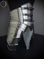 Medieval Steel Corset Armor: Chainmail Skirt, SCA LARP Cosplay