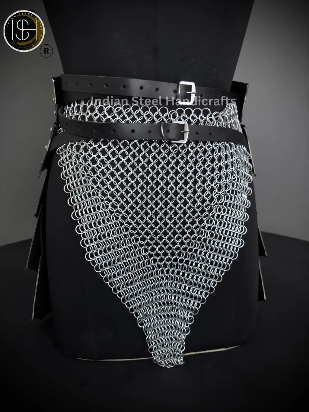 Medieval Steel Corset Armor: Chainmail Skirt, SCA LARP Cosplay